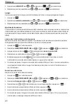 Preview for 42 page of AUDIOLINE Watch & Care V160 Operating Instructions Manual