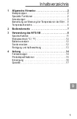 Preview for 3 page of AUDIOLINE Watch&Care NFS-100 Operating Instructions Manual