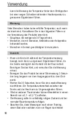 Preview for 12 page of AUDIOLINE Watch&Care NFS-100 Operating Instructions Manual