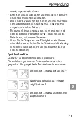 Preview for 13 page of AUDIOLINE Watch&Care NFS-100 Operating Instructions Manual