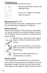 Preview for 14 page of AUDIOLINE Watch&Care NFS-100 Operating Instructions Manual