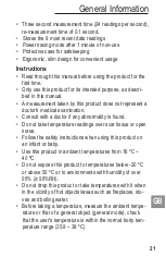 Preview for 23 page of AUDIOLINE Watch&Care NFS-100 Operating Instructions Manual