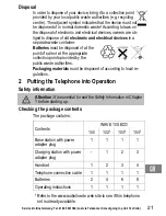 Предварительный просмотр 21 страницы AUDIOLINE WAVE 100 ECO Operating Instructions Manual