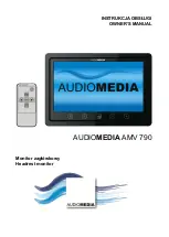 Preview for 1 page of Audiomedia AMV 790 Owner'S Manual