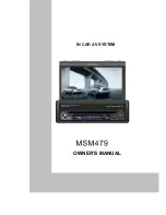 Audiomedia MSM479 Owner'S Manual предпросмотр