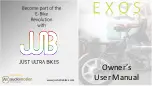 audiomotion electronics JUST ULTRA BIKES EXOS Owner & User Manual предпросмотр