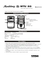 Предварительный просмотр 2 страницы Audiomusic Systems Marktinez MTU 50 User Manual