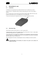 Preview for 9 page of Audion Elektro LAMINO 301 LM Manual