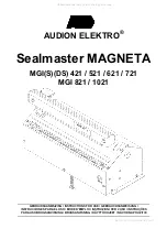 Preview for 1 page of Audion Elektro Sealmaster Magneta 1021 MGI User Manual