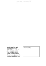 Preview for 26 page of Audion Elektro Sealmaster Magneta 1021 MGI User Manual