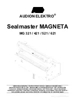 Audion Elektro Sealmaster MAGNETA MG 321 Instructions For Use Manual preview