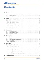 Preview for 4 page of Audion D541 User Manual