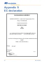 Preview for 42 page of Audion D541 User Manual