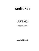 Audionet ART G2 User Manual preview