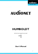 Preview for 3 page of Audionet HUMBOLDT User Manual