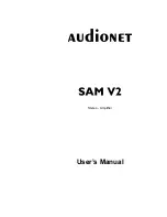 Предварительный просмотр 1 страницы Audionet SAM V2 User Manual