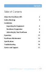 Preview for 2 page of Audiophile APS PurePower 1050 User Manual