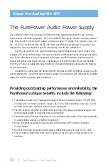 Preview for 3 page of Audiophile APS PurePower 1050 User Manual