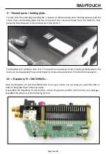 Preview for 14 page of Audiophonics RASPTOUCH ES9018K2M User Manual