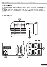 Preview for 5 page of Audiophony PA AMP4120 User Manual