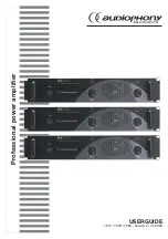 audiophony AS-220 User Manual preview