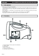 Предварительный просмотр 4 страницы audiophony JOGGER 50 User Manual