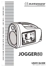 Предварительный просмотр 1 страницы audiophony JOGGER60 User Manual