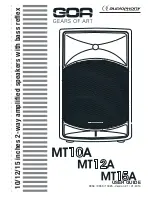 audiophony MT15A User Manual preview