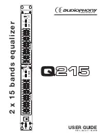 audiophony Q215 User Manual preview