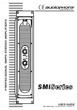 audiophony SMi Series User Manual предпросмотр