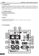 Preview for 4 page of audiophony SRSUB18A User Manual