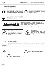 Preview for 2 page of audiophony UHF410 Series User Manual