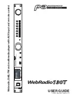 audiophony WebRadio 130T User Manual предпросмотр