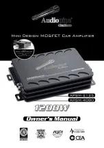 Предварительный просмотр 1 страницы Audiopipe 1200W Owner'S Manual