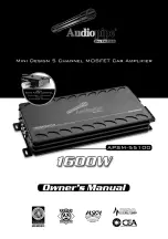 Предварительный просмотр 1 страницы Audiopipe 1600W Owner'S Manual