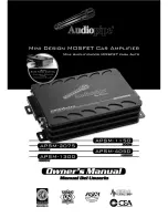 Audiopipe APSM-1150 Owner'S Manual предпросмотр