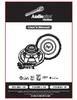 Preview for 1 page of Audiopipe TS-FA100 User Manual