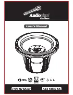 Audiopipe TXX-SQ1222 User Manual предпросмотр