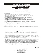 Preview for 1 page of Audioplex ABW-AUTO 1 Installation Manual