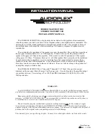 Preview for 1 page of Audioplex STEREO MATCHIT 200 Installation Manual