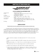 Preview for 3 page of Audioplex VC75 Installation Manual