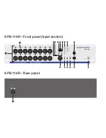 Preview for 5 page of AudioPressBox APB-116R Owner'S Manual