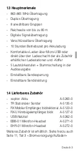 Preview for 3 page of AUDIOropa A-5100-0 User Manual