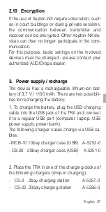 Preview for 27 page of AUDIOropa A-5100-0 User Manual