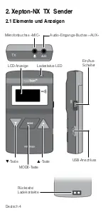 Предварительный просмотр 4 страницы AUDIOropa A-5110-0 User Manual