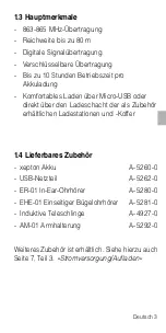 Preview for 3 page of AUDIOropa A-5120-0 User Manual