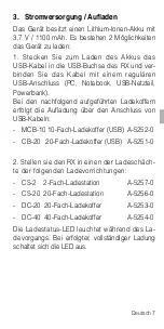 Preview for 7 page of AUDIOropa A-5120-0 User Manual