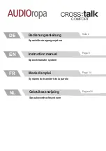 AUDIOropa A-5800-0 Instruction Manual предпросмотр