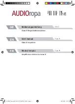 AUDIOropa PRO LOOP Class D Series User Manual preview