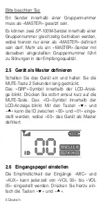 Предварительный просмотр 6 страницы AUDIOropa pro:ton SP-100M User Manual